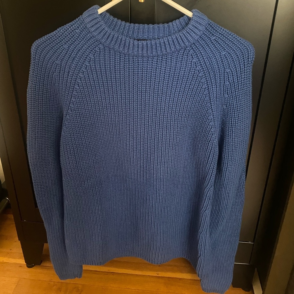NWT - Quince Women's Blue Crewneck Sweater